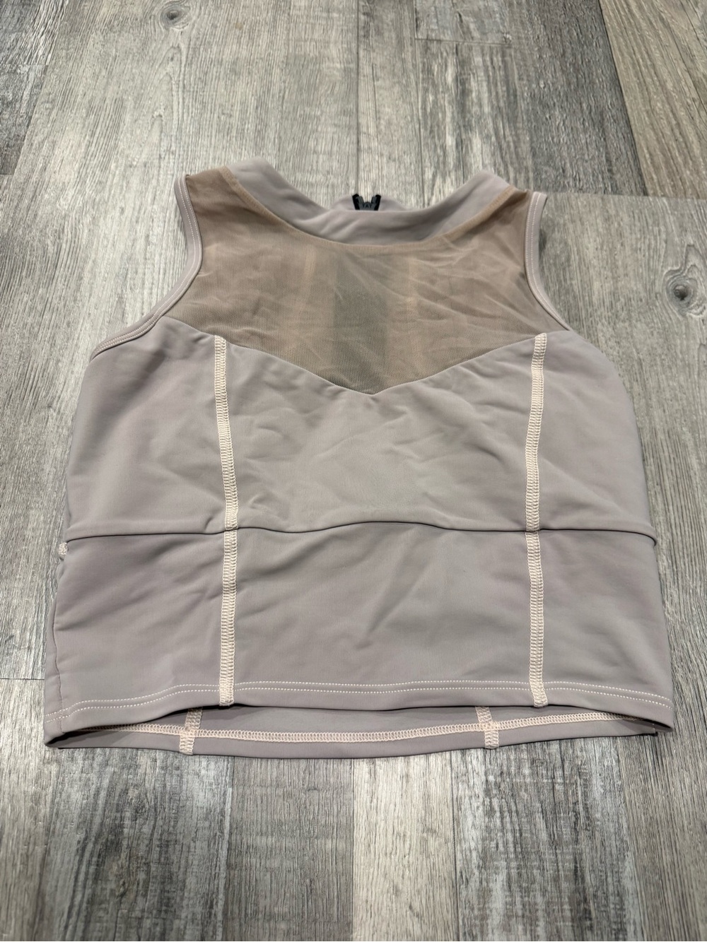 Cushnie et ochs braided zip up mesh detail Sports Bra XS